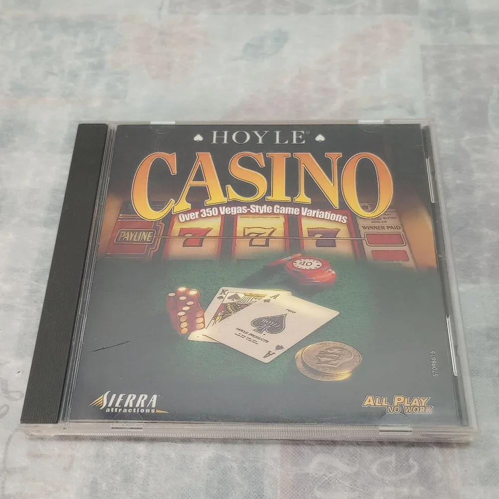 Hoyle Casino PC Game – Vintage Sierra CD-ROM Vegas Style Fun
